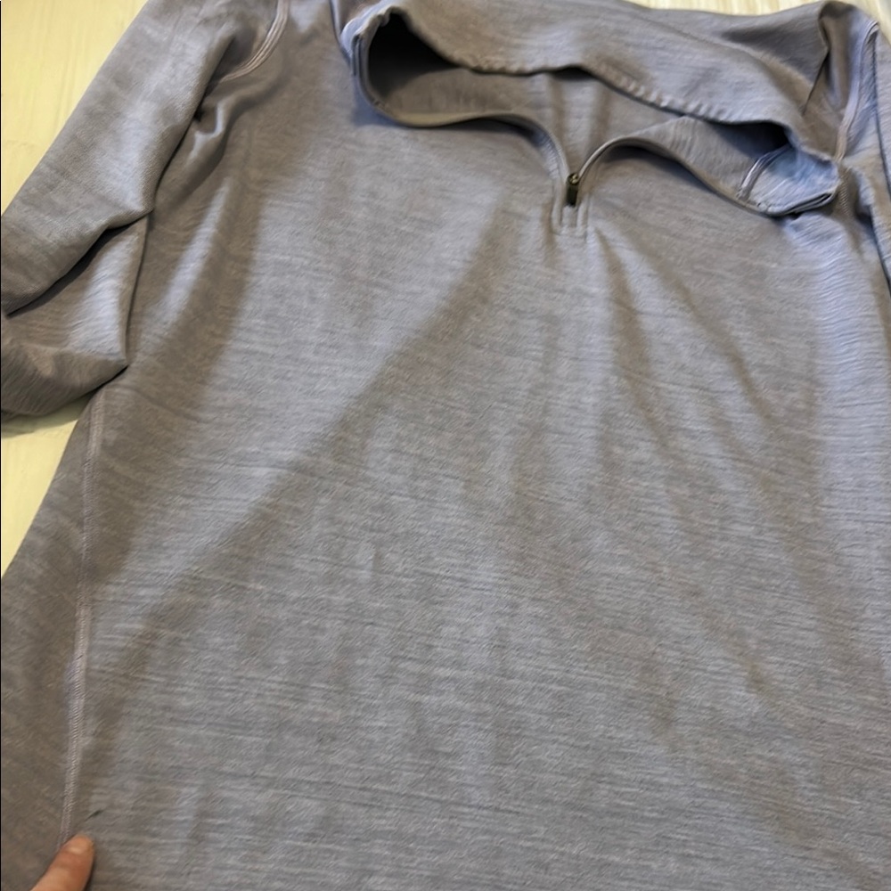 REI Lavender Quarter-Zip Pullover Hiking Size Large - Picture 9 of 9